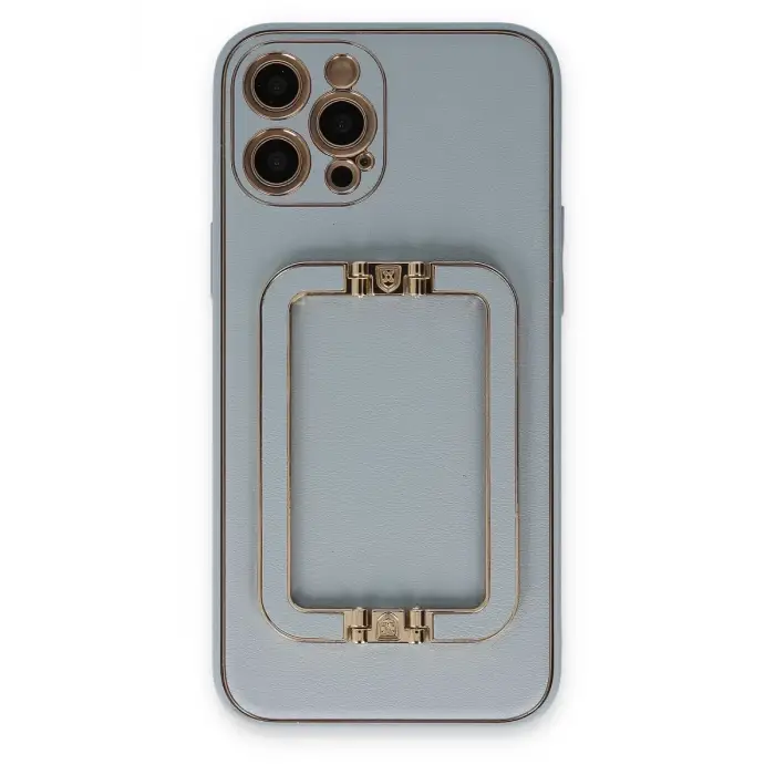 Newface Apple iPhone 12 Pro Max Kılıf Coco Elit Kapak - Turkuaz