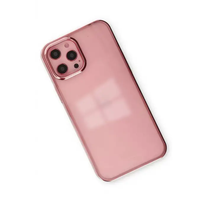 Newface Apple iPhone 12 Pro Max Kılıf Element Silikon - Pembe