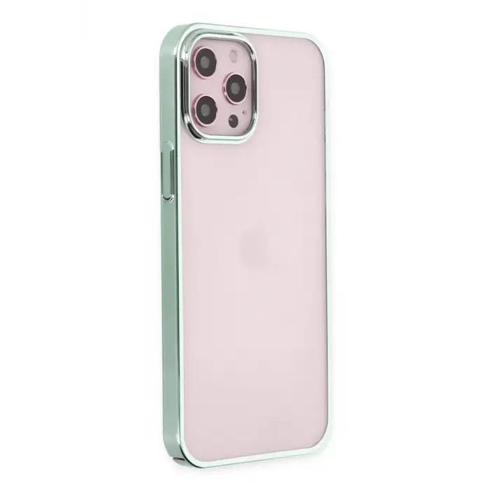 Newface Apple iPhone 12 Pro Max Kılıf Element Silikon - Yeşil