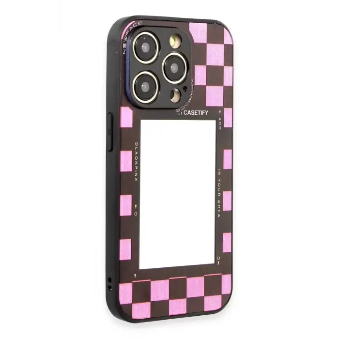 Newface Apple iPhone 12 Pro Max Kılıf Mirror Desenli Kapak - Mirror - 8