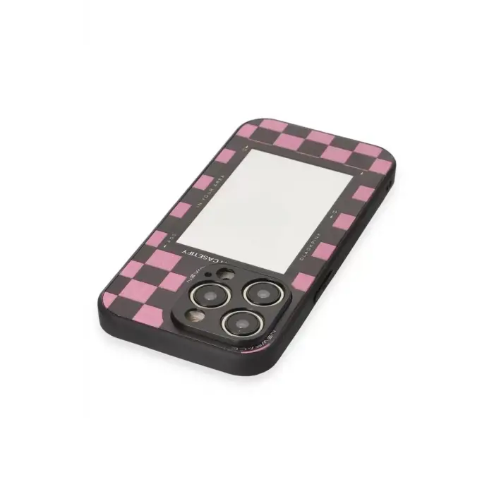 Newface Apple iPhone 12 Pro Max Kılıf Mirror Desenli Kapak - Mirror - 8