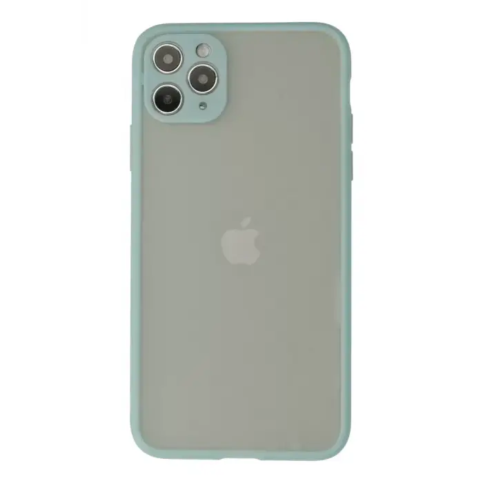 Newface Apple iPhone 12 Pro Max Kılıf Montreal Silikon Kapak - Turkuaz
