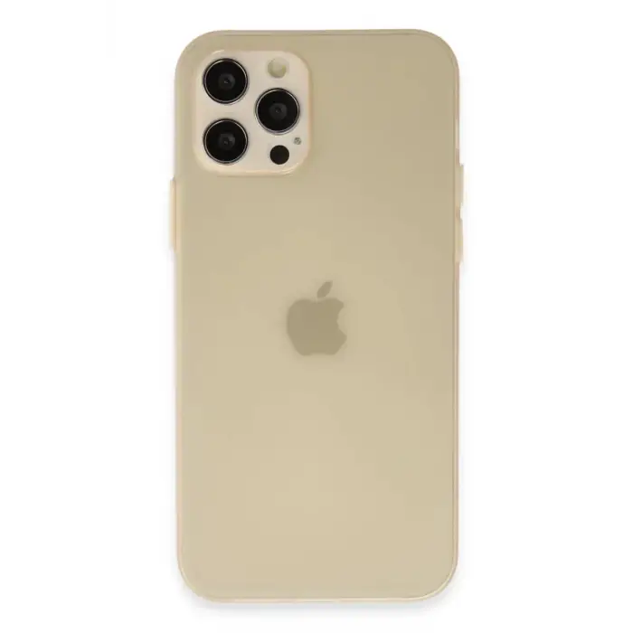 Newface Apple iPhone 12 Pro Max Kılıf Puma Silikon - Gold