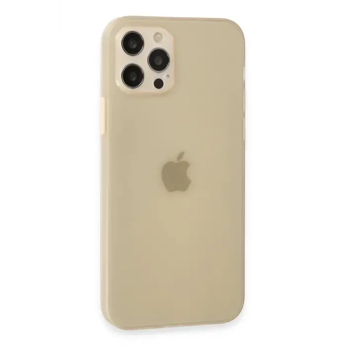Newface Apple iPhone 12 Pro Max Kılıf Puma Silikon - Gold