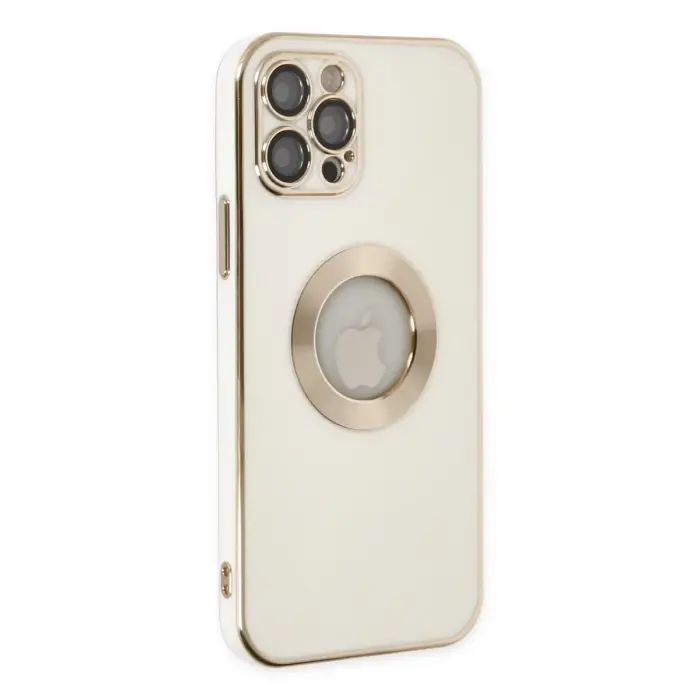 Newface Apple iPhone 12 Pro Max Kılıf Store Silikon - Beyaz