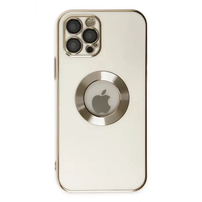Newface Apple iPhone 12 Pro Max Kılıf Store Silikon - Beyaz
