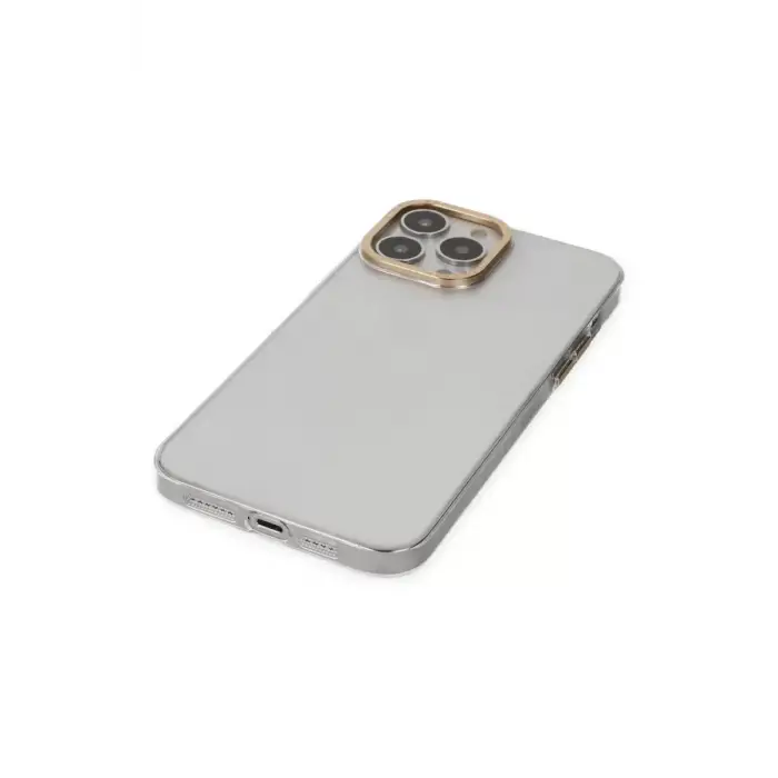 Newface Apple iPhone 13 Pro Kılıf Anka PC Sert Metal Kapak - Şeffaf