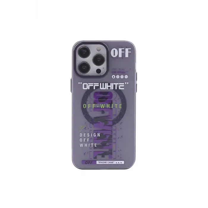 Newface Apple iPhone 13 Pro Kılıf Apollo Magneticsafe Desenli Kapak - Apollo Mor - 3