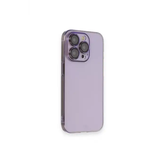 Newface Apple iPhone 13 Pro Kılıf Armada Lensli Kapak - Lila