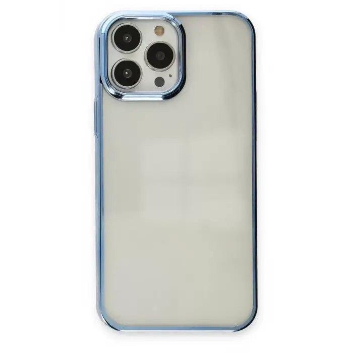 Newface Apple iPhone 13 Pro Kılıf Element Silikon - Sky Blue
