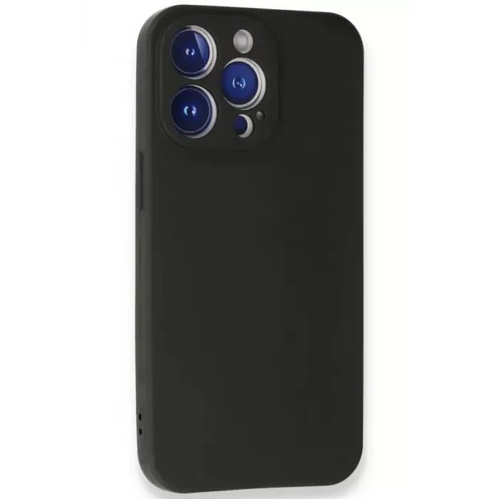 Newface Apple iPhone 13 Pro Kılıf First Silikon - Siyah