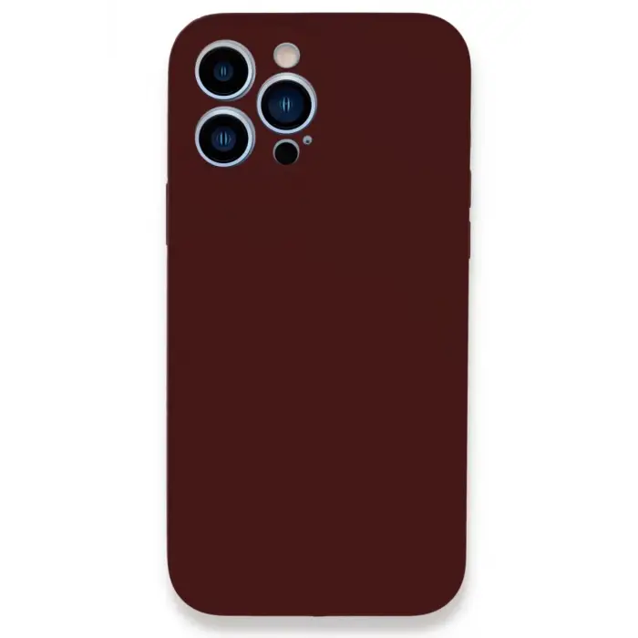 Newface Apple iPhone 13 Pro Kılıf Lansman Legant Silikon - Bordo