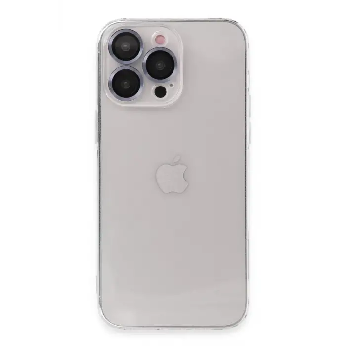 Newface Apple iPhone 13 Pro Kılıf Luko Lens Silikon - Sierra Blue