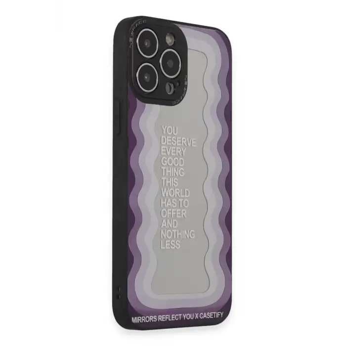 Newface Apple iPhone 13 Pro Kılıf Mirror Desenli Kapak - Mirror - 5