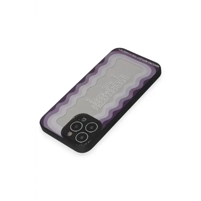 Newface Apple iPhone 13 Pro Kılıf Mirror Desenli Kapak - Mirror - 5