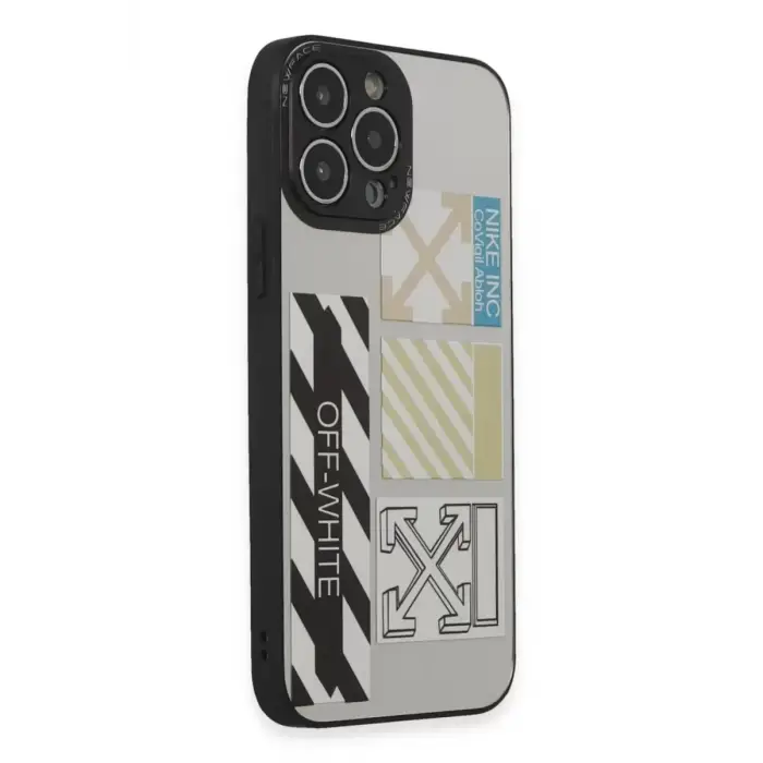 Newface Apple iPhone 13 Pro Kılıf Mirror Desenli Kapak - Mirror - 6
