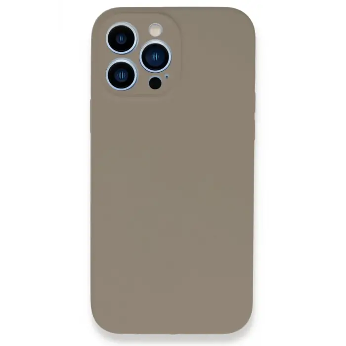 Newface Apple iPhone 13 Pro Max Kılıf Lansman Legant Silikon - Bej