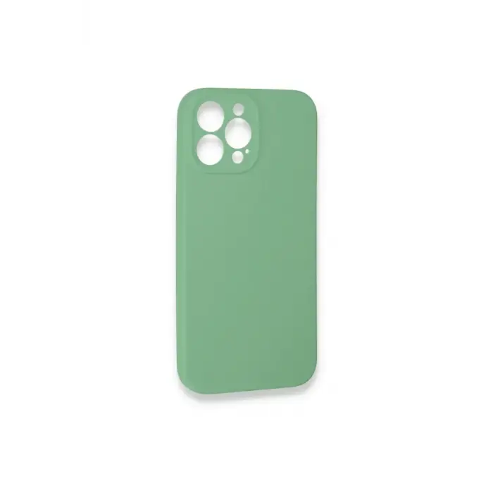 Newface Apple iPhone 13 Pro Max Kılıf Lansman Legant Silikon - Yeşil