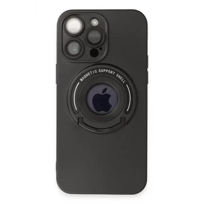 Newface Apple iPhone 13 Pro Max Kılıf Lukka Magneticsafe Kapak - Siyah