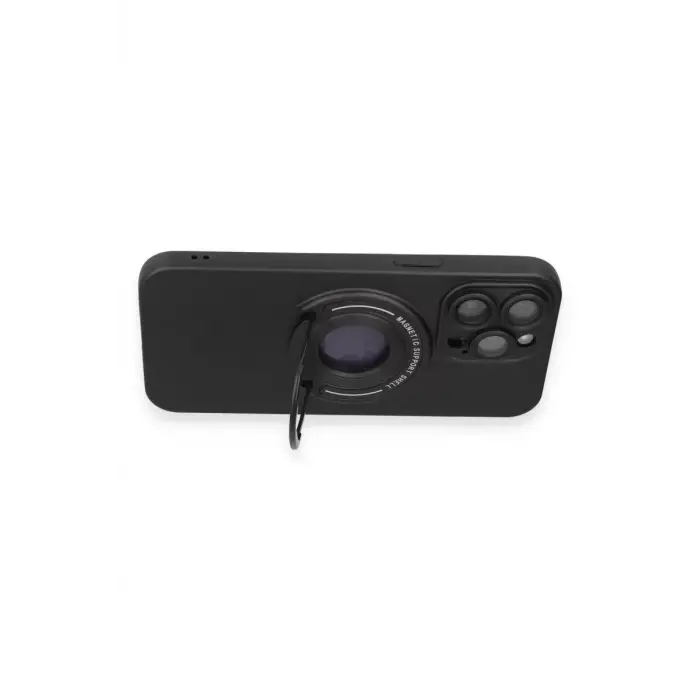 Newface Apple iPhone 13 Pro Max Kılıf Lukka Magneticsafe Kapak - Siyah