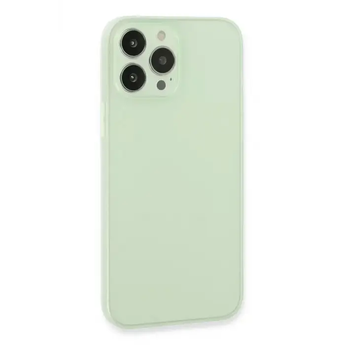 Newface Apple iPhone 13 Pro Max Kılıf Puma Silikon - Açık Yeşil