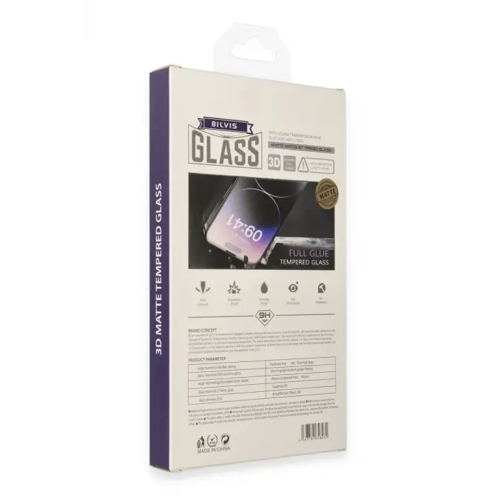 Newface Apple iPhone 14 Bilvis 3D Mat Cam Ekran Koruyucu