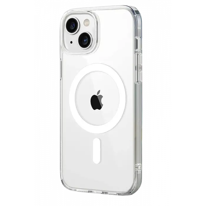 Newface Apple iPhone 14 Combo Sert Şeffaf Magsafe Kapak - Şeffaf