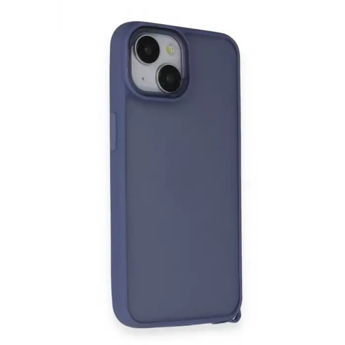 Newface Apple iPhone 14 Kılıf Elegant Kapak - Açık Mavi