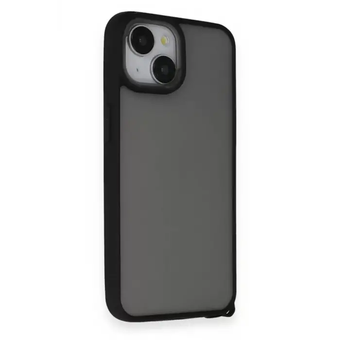 Newface Apple iPhone 14 Kılıf Elegant Kapak - Siyah