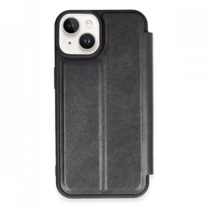 Newface Apple iPhone 14 Kılıf Flip Cover - Siyah