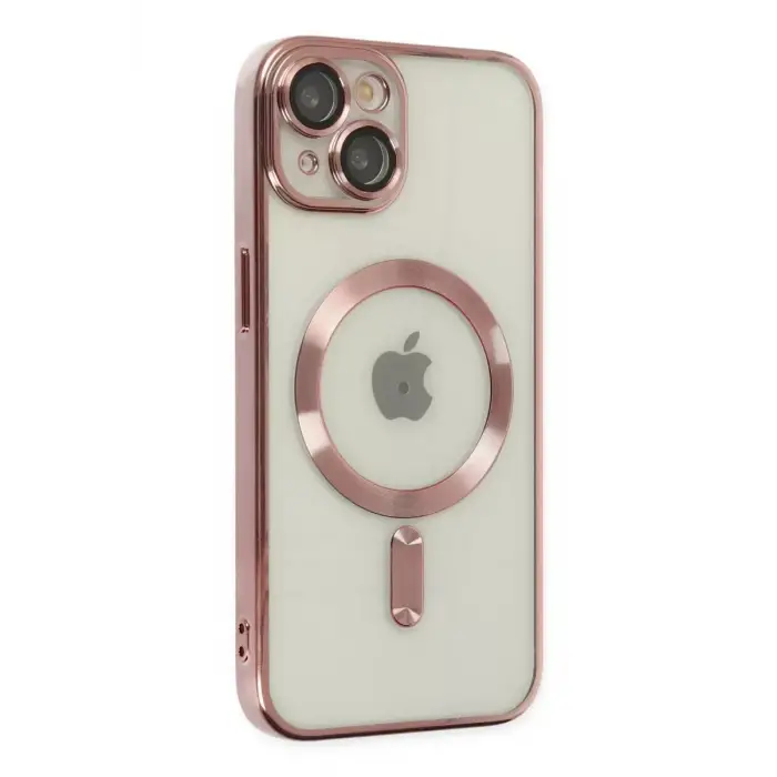 Newface Apple iPhone 14 Kılıf Kross Magneticsafe Kapak - Rose