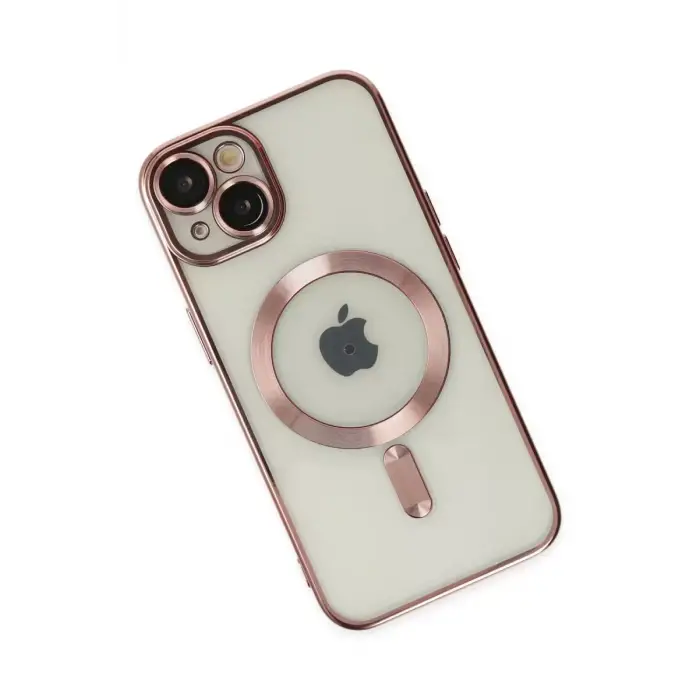 Newface Apple iPhone 14 Kılıf Kross Magneticsafe Kapak - Rose