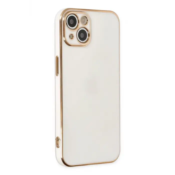 Newface Apple iPhone 14 Kılıf Volet Silikon - Beyaz