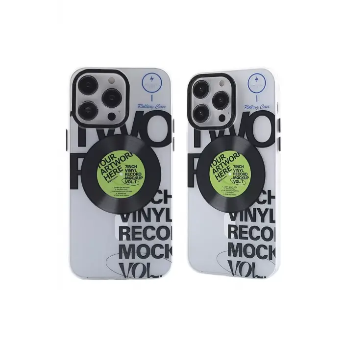 Newface Apple iPhone 14 Pro Kılıf Apollo Magneticsafe Desenli Kapak - Apollo Şeffaf - 5