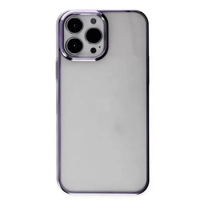Newface Apple iPhone 14 Pro Kılıf Element Silikon - Mor