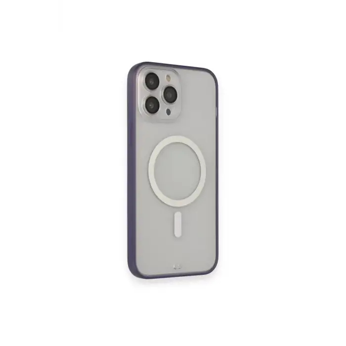 Newface Apple iPhone 14 Pro Kılıf Grand Magneticsafe Kapak - Mor