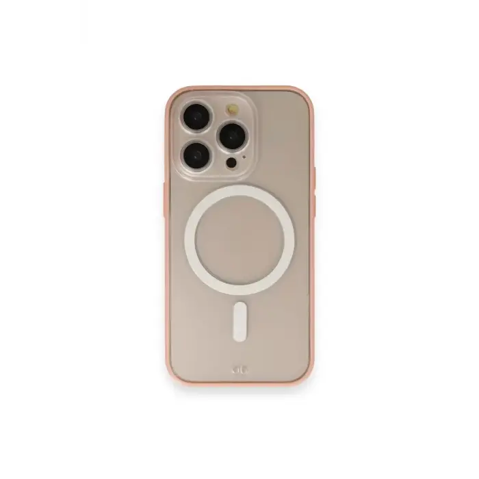 Newface Apple iPhone 14 Pro Kılıf Grand Magneticsafe Kapak - Pembe