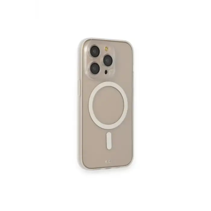 Newface Apple iPhone 14 Pro Kılıf Grand Magneticsafe Kapak - Şeffaf