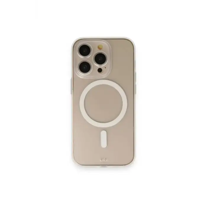 Newface Apple iPhone 14 Pro Kılıf Grand Magneticsafe Kapak - Şeffaf