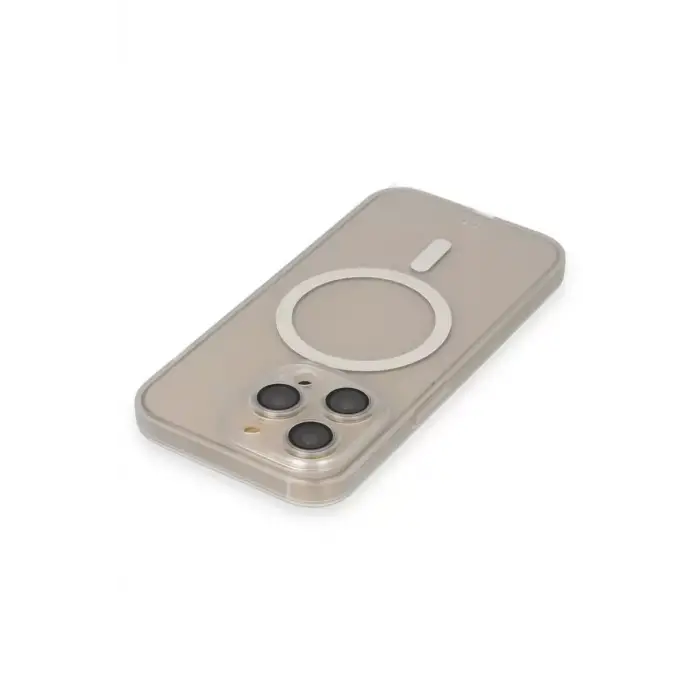 Newface Apple iPhone 14 Pro Kılıf Grand Magneticsafe Kapak - Şeffaf