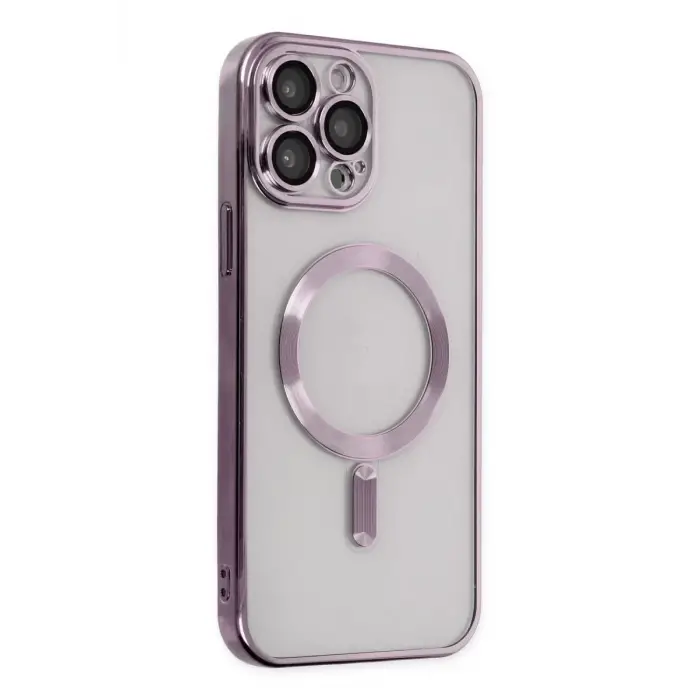 Newface Apple iPhone 14 Pro Kılıf Kross Magneticsafe Kapak - Mor