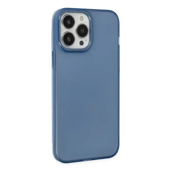 Newface Apple iPhone 14 Pro Kılıf Modos Metal Kapak - Lacivert