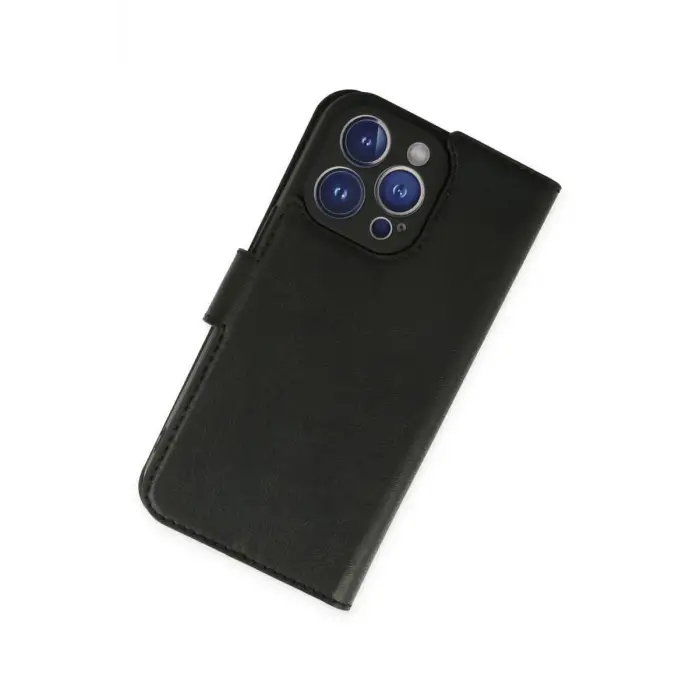 Newface Apple iPhone 14 Pro Kılıf Trend S Plus Kapaklı Kılıf - Siyah