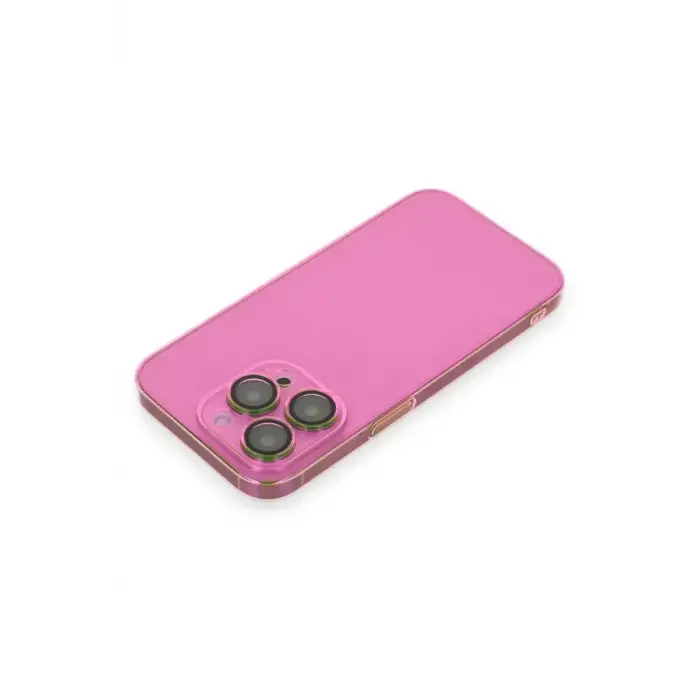 Newface Apple iPhone 14 Pro Max Kılıf Armada Lensli Kapak - Pembe