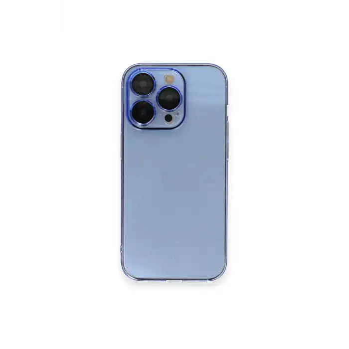 Newface Apple iPhone 14 Pro Max Kılıf Armada Lensli Kapak - Sierra Blue