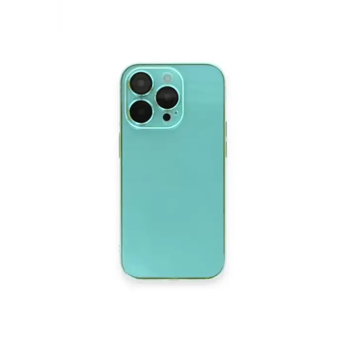 Newface Apple iPhone 14 Pro Max Kılıf Armada Lensli Kapak - Yeşil