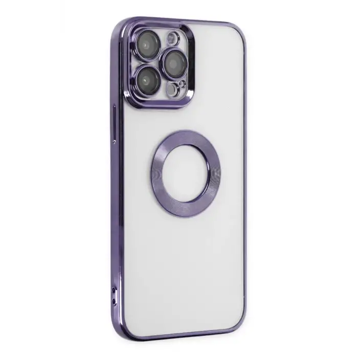 Newface Apple iPhone 14 Pro Max Kılıf Slot Silikon - Mor