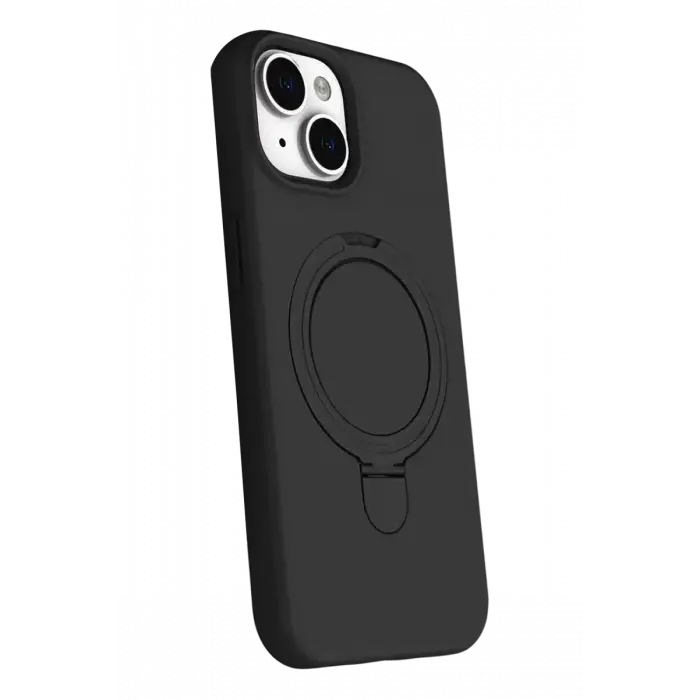 Newface Apple iPhone 14 Regal Magsafe Standlı Kapak - Siyah