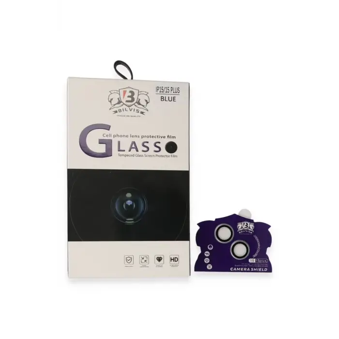 Newface Apple iPhone 15 Bilvis Titan Kamera Lens - Sierra Blue