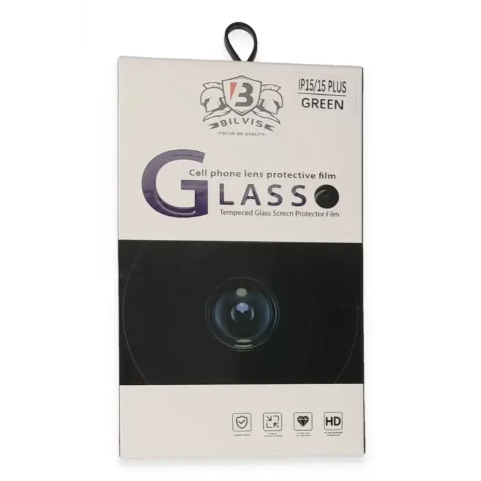 Newface Apple iPhone 15 Bilvis Titan Kamera Lens - Yeşil